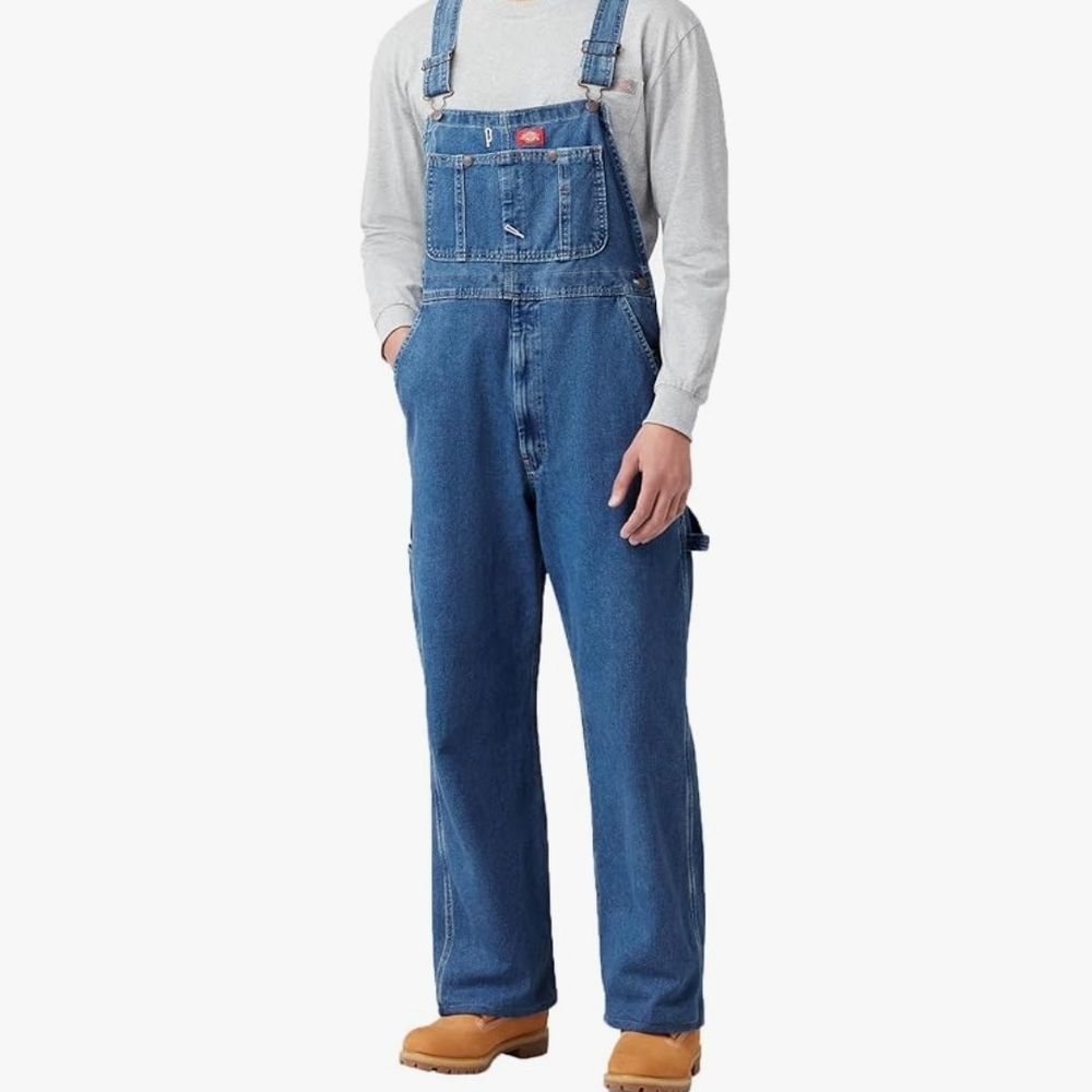 Dickies NWT Men's Blue Denim Overalls